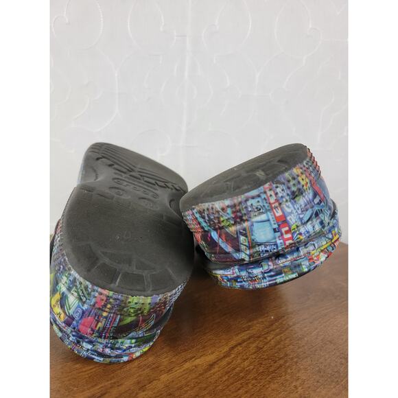 Crocs Cyber Nights Classic Clog Unisex Mens 9 Womens 11 Multicolor Japan City - Picture 7 of 12